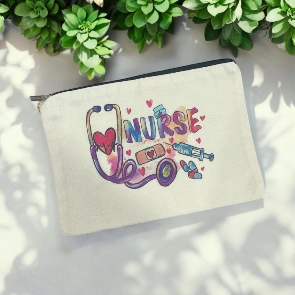 Nurse Theme Canvas Travel Bag